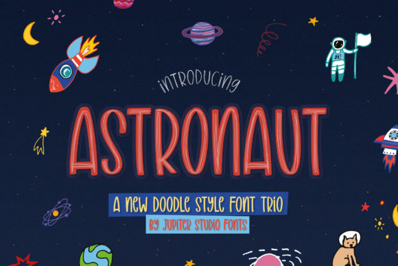 Astronaut Trio: The Display Font for Modern Creatives