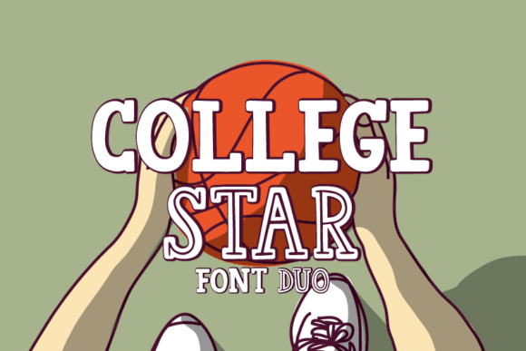 College Star: A Vintage Display Font for Modern Design