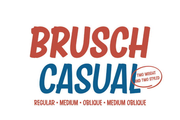 Discovering Brusch Casual: A Fun, Adaptable Display Font