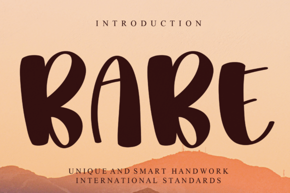 Discovering the Charm of the Babe Typeface