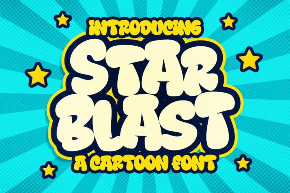 Discovering the Playful Charm of the Star Blast Typeface