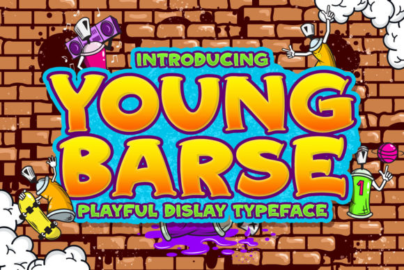 Discovering Young Barse: A Playful Typeface for Creative Projects