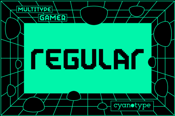 Exploring Gamer Regular: A Pixelated Font with Modern Edge