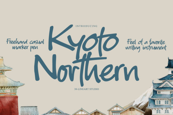 Kyoto Northern: A Bold Display Font with Urban Soul