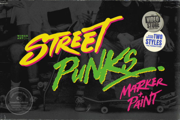 Street Punks: A Futuristic Graffiti Font for Bold Design